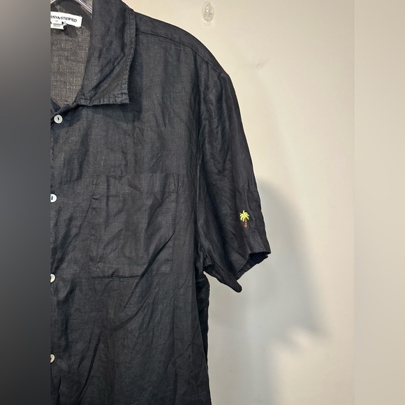 SOLID & STRIPED Men’s Cabana 100% Linen Casual Beachy Button Down Shirt Sz S - Picture 4 of 5